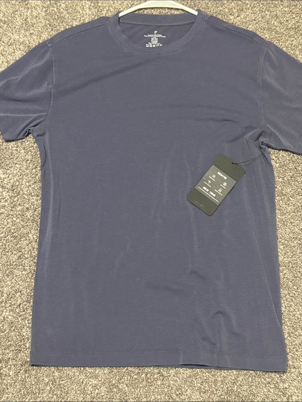 Fabletics Men's Navy Short Sleeve Crew T-Shirt